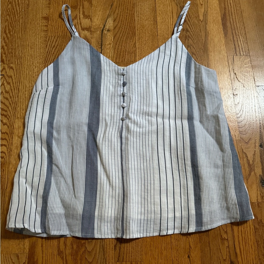 Skies Are Blue stripe camisole tank size small